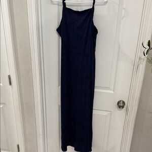 Elegant Navy Blue Women's Dress